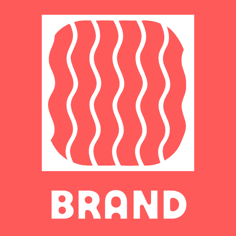 Wavy Lines Rounded Square Logo preview