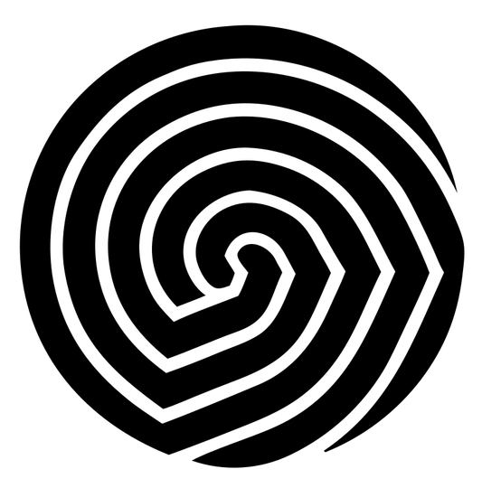 Angular Spiral Circle Logo