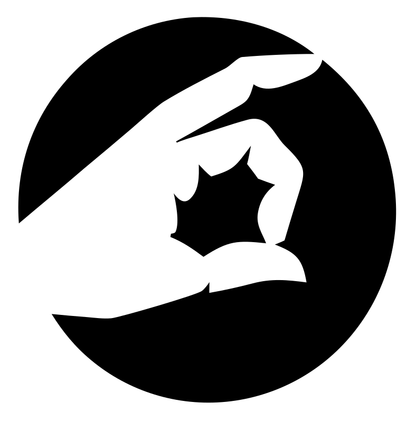 Robot Hand Circle Logo