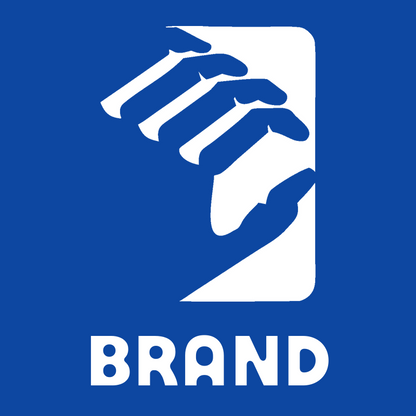 Robot Hand Negative Space Logo preview