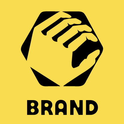 Hands Clasped Hexagon Logo preview