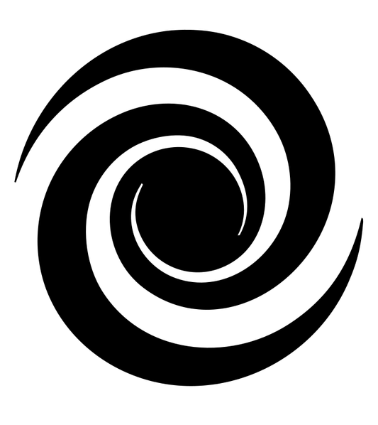 Spiral Claw Negative Space Logo