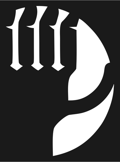 Claw Grip Silhouette Logo #1a1a1a/#ffffff
