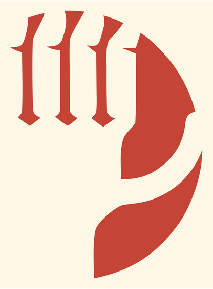 Claw Grip Silhouette Logo #fff8e7/#c44536
