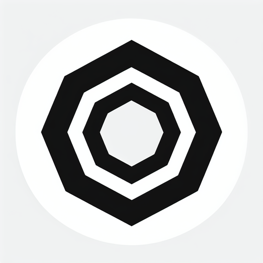 Black Hexagon Logo