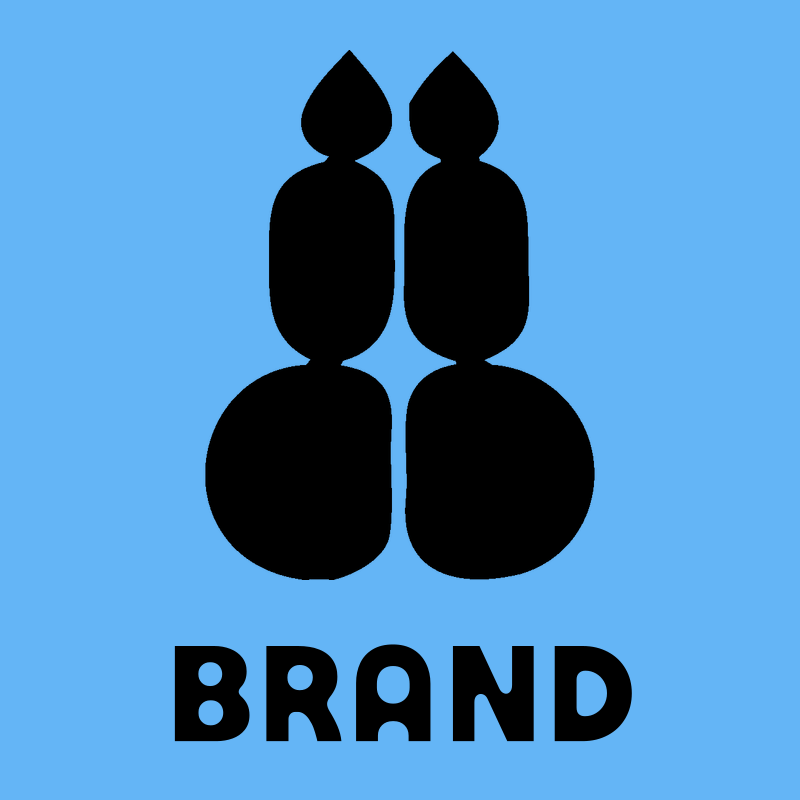 Stacked Shapes Praying Hands Logo preview
