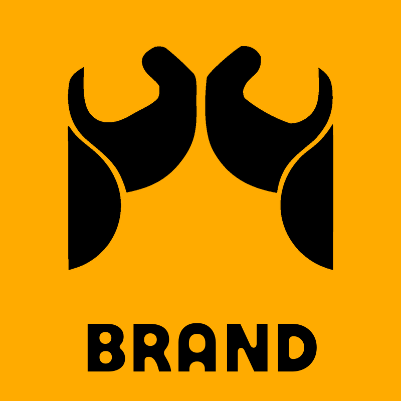 Mirrored Praying Hands Logo preview