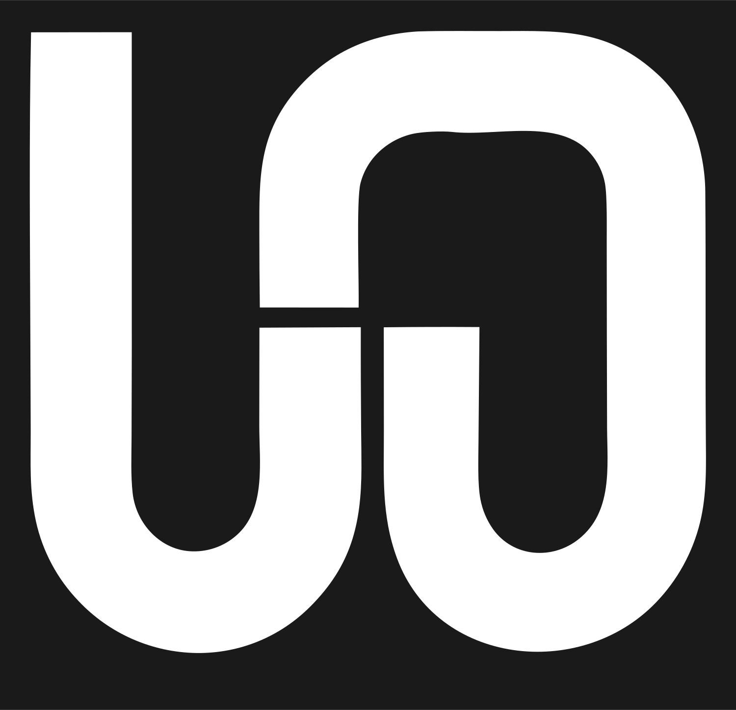 UO Monogram Handshake Logo #1a1a1a/#ffffff
