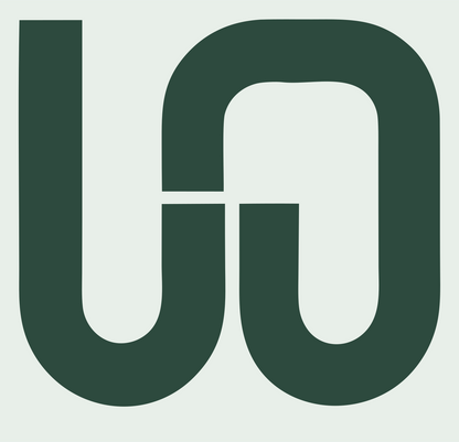 UO Monogram Handshake Logo #e8efe9/#2d4a3e