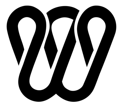 Interlocking W Handshake Logo