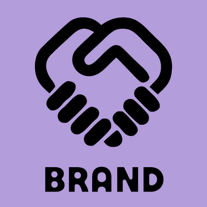 Monoline Handshake Fingers Logo preview