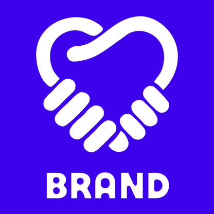Heart Shape Handshake Logo preview