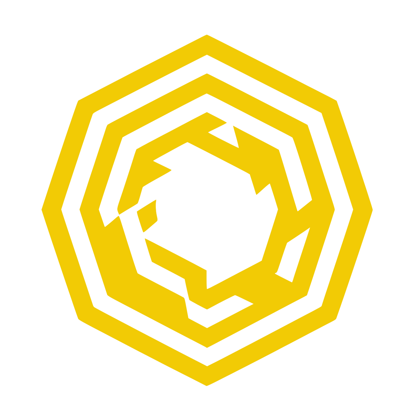 Octagon Logo #F2CB05