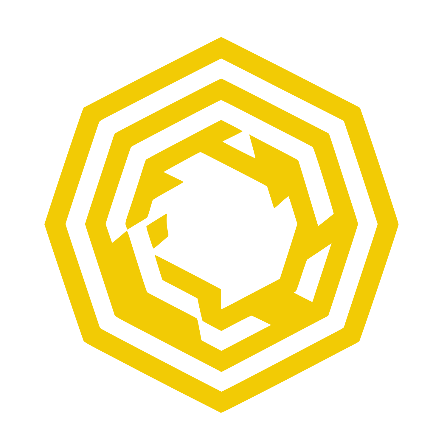 Octagon Logo #F2CB05