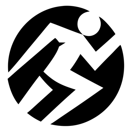 Running Figure Circle Logo