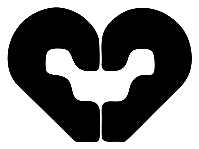 Puzzle Heart Hands Logo