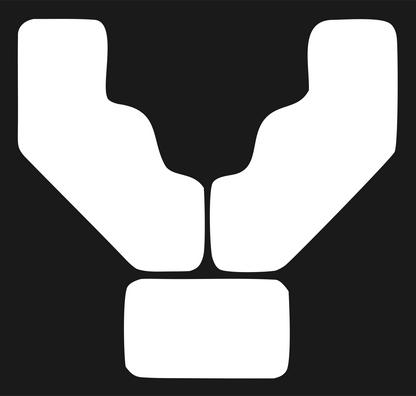 Cupped Hands Heart Logo #1a1a1a/#ffffff