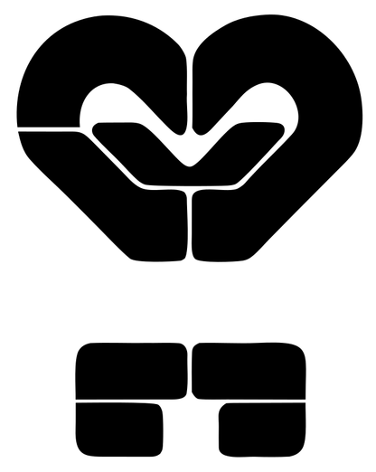 Clasped Hands Heart Logo