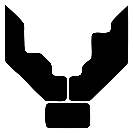 Brutalist Open Hands Logo