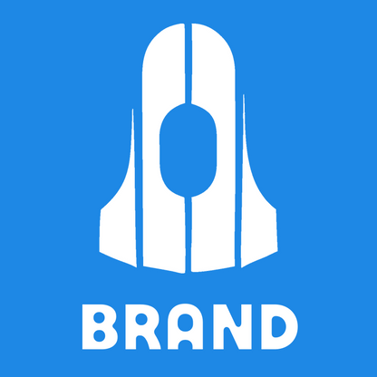 Spacecraft Fins Silhouette Logo preview