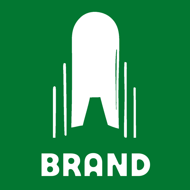 Hand-Drawn Rocket Silhouette Logo preview