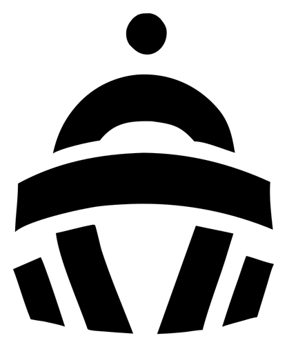 UFO Spacecraft Descent Logo