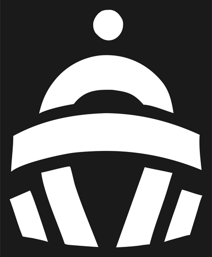 UFO Spacecraft Descent Logo #1a1a1a/#ffffff