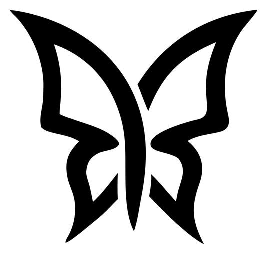 Ribbon Wing Butterfly Logo