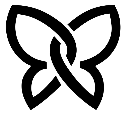 Celtic Knot Butterfly Logo