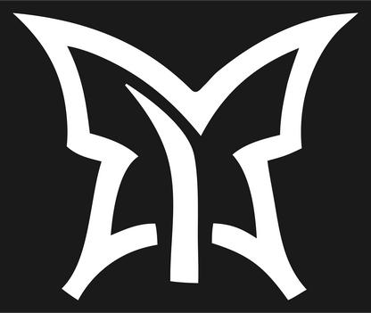 Sharp Claw Butterfly Logo #1a1a1a/#ffffff