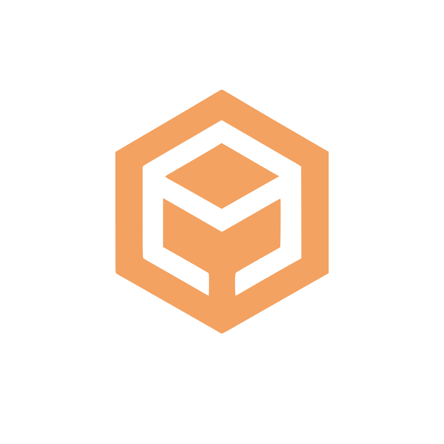 Hexagon Logo #F4A261