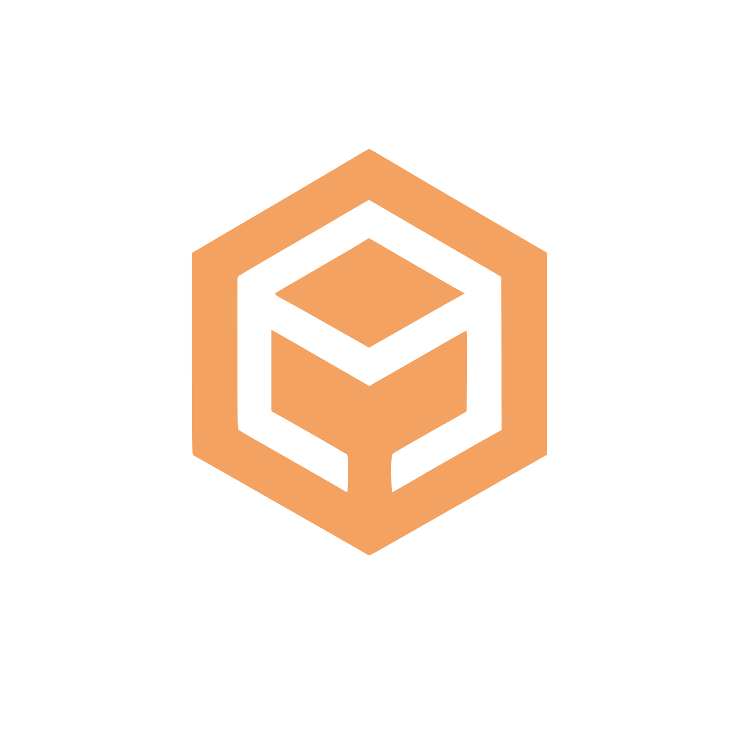 Hexagon Logo #F4A261