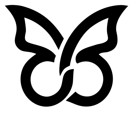 Scrollwork Butterfly Logo