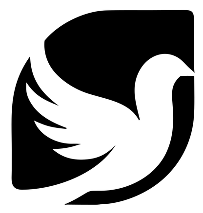 Dove Shield Negative Space Logo