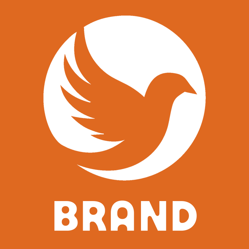 Dove Feather Burst Circle Logo preview