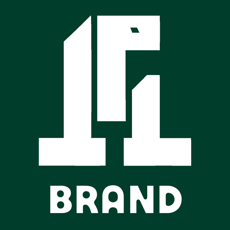 Brutalist Horse Letterform Logo preview
