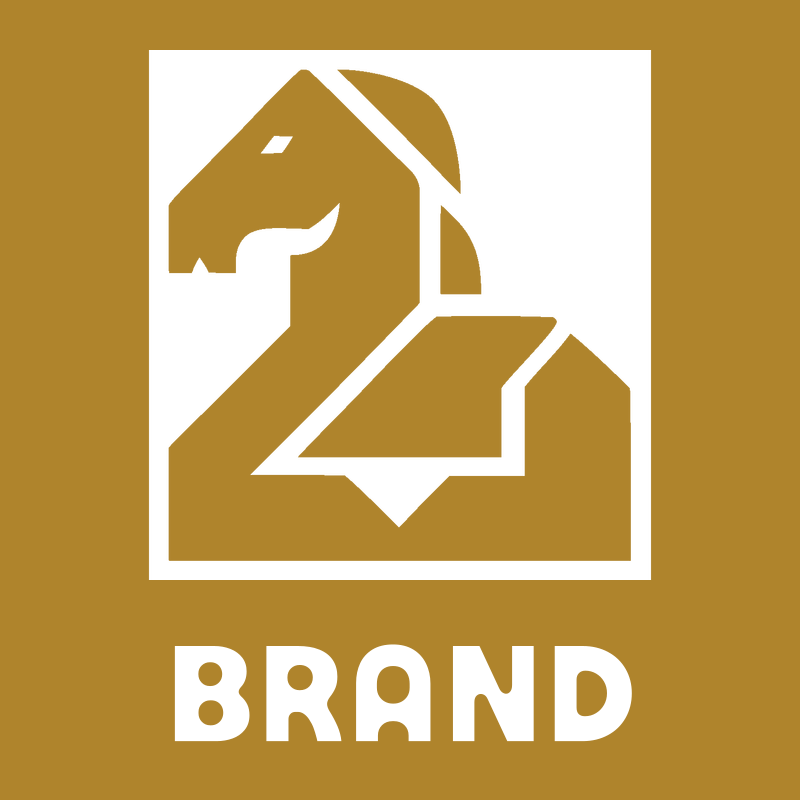 Brutalist Horse Rearing Logo preview