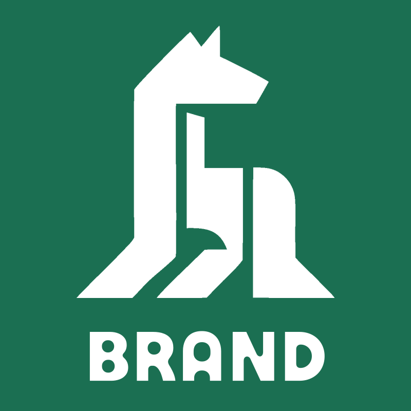 Brutalist Horse Pillar Logo preview