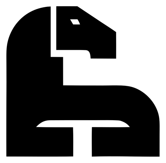 Brutalist Horse Arch Logo