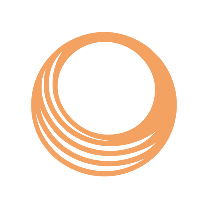 Black Circle Logo #F4A261