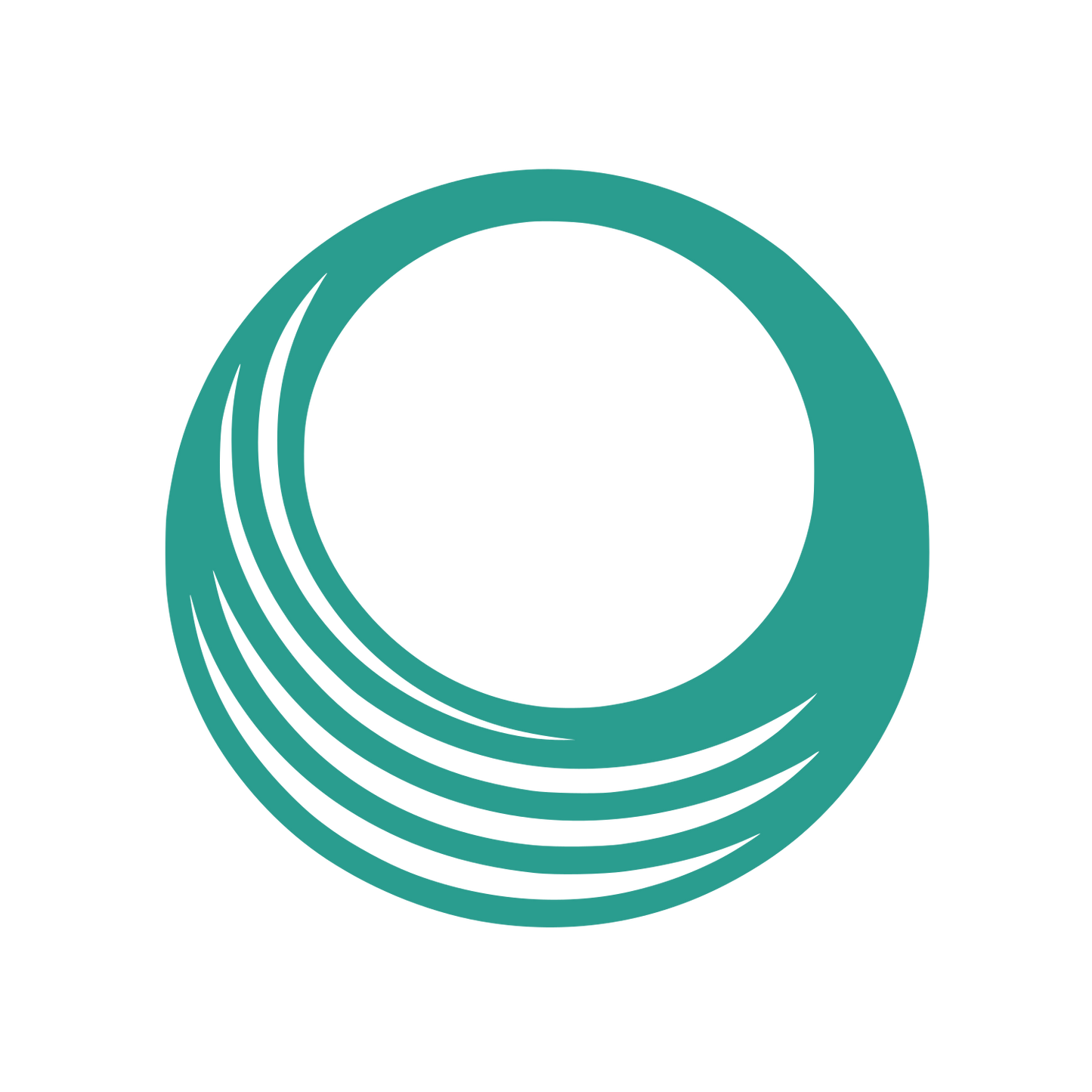 Black Circle Logo #2A9D8F