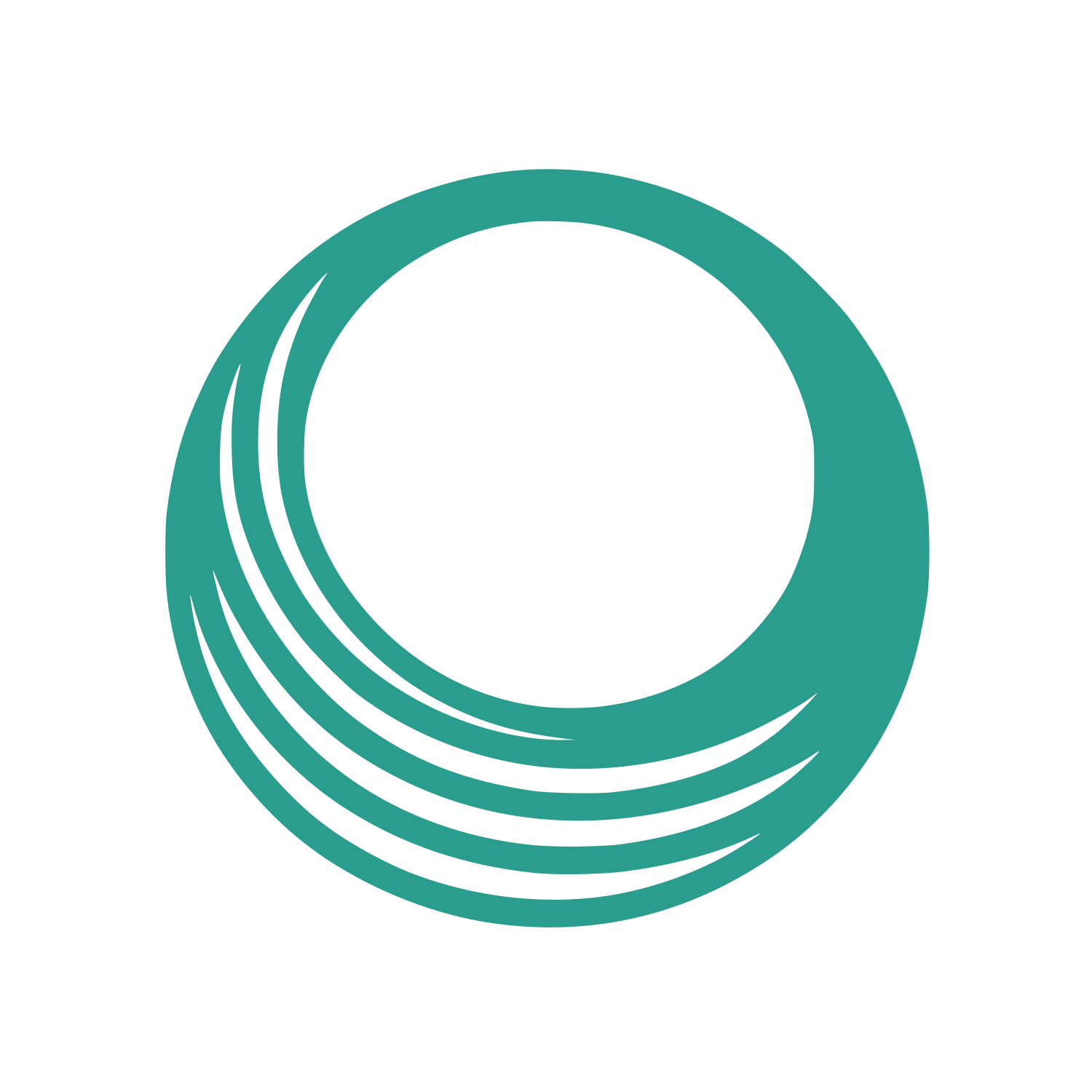 Black Circle Logo #2A9D8F