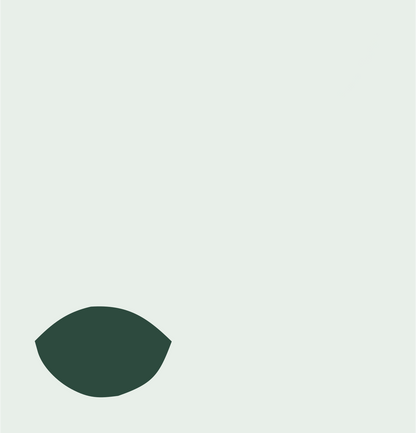 Deer Nose Snout Logo #e8efe9/#2d4a3e
