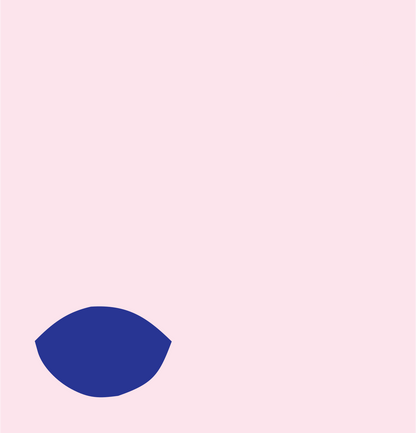 Deer Nose Snout Logo #fce4ec/#283593