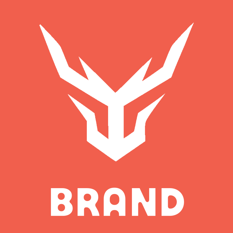 Angular Stag Emblem Logo preview