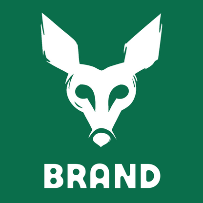 Sketchy Fox Deer Face Logo preview