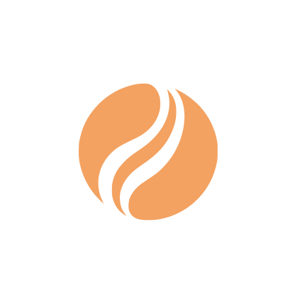 Swoosh Circle Logo #F4A261
