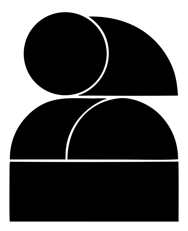 Rounded Blocks Penguin Logo