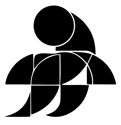 Curved Panels Penguin Logo #ffffff/#000000