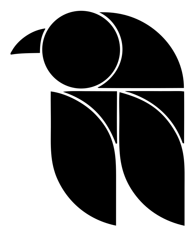 Geometric Bird Wings Logo